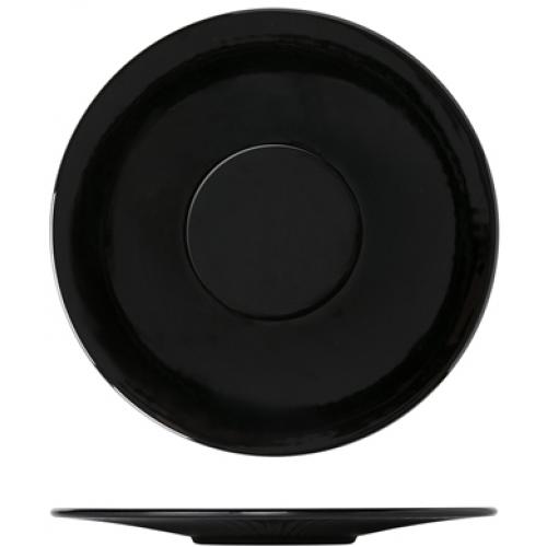 Round Plate - Melamine - Boston - Midnight Black - 28cm (11&quot;)