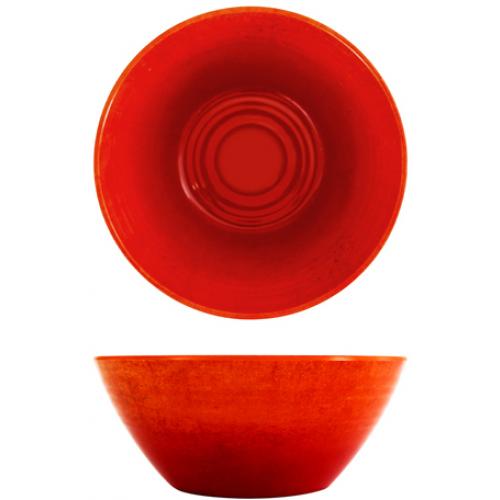 Conical Bowl - Glazed - Melamine - Casablanca - Orange - 24.5cm (9.75&quot;) - 2.6L (91.5oz)