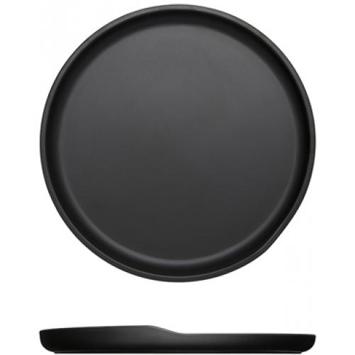 Round Plate - Melamine - Copenhagen - Black - 22.5cm (8.9&quot;)