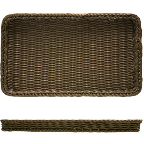 Tray - Rectangular - Polywicker - Lisbon - Brown - GN1/1