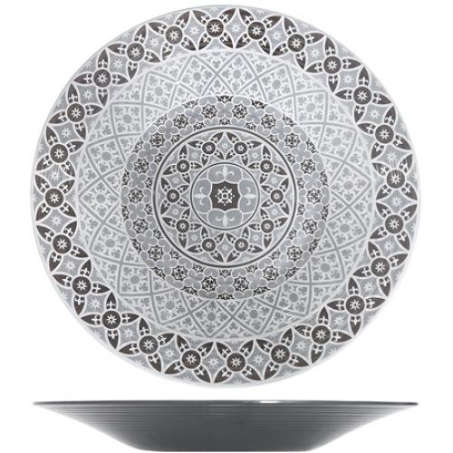 Round Bowl - Melamine - Marrakesh - Grey - 48cm (19&quot;) - 6.5L (229oz)