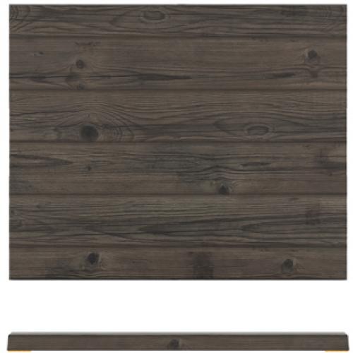 Serving Slab - Rectangular - Melamine - Newhaven - Oak - GN1/2