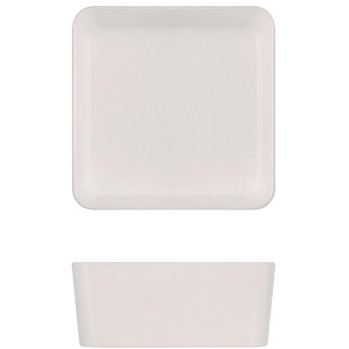 Square Dish - Bento Box Insert - Melamine - Tokyo - White - 17cm (6.75&quot;) - 1.4L (49.25oz)