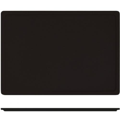 Salad Box Lid - Rectangular - Melamine - Tokyo - Black - 20.5cm (8&quot;)