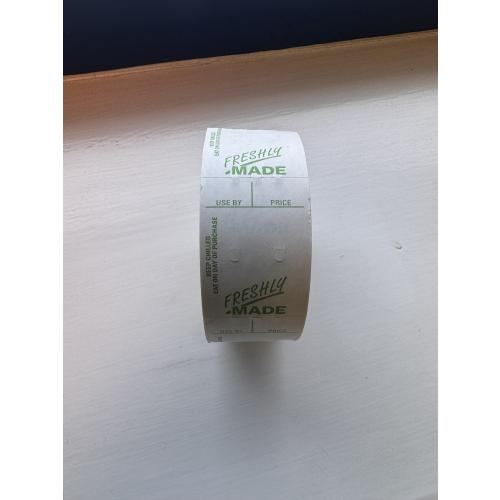 Use By Labels - &#39;Freshly Made&#39; Printed Text - Roll - 5x3cm (2x1.2&quot;)