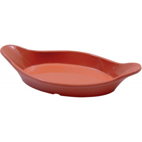 Eared Dish - Oval - Thermoset Resin - Terracotta - Valencia - 23.5cm (9.25&quot;)