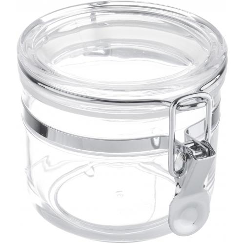 Condiment Jar with Clip Top Lid - Round - SAN - 35cl (12oz)