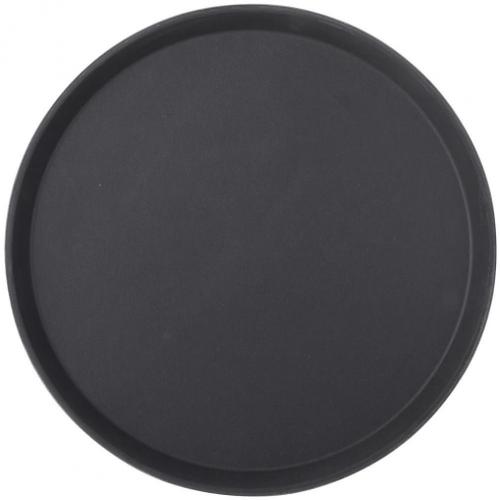 Round Tray - Non-Slip - Black - 35.5cm (14&quot;)