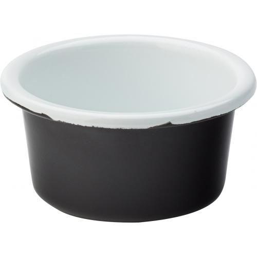 Ramekin - Black - Enamel - 9cm (3.5&quot;)