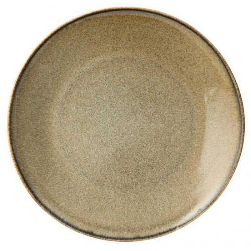 Round Plate - Porcelain - Lichen - 25cm (9.75&quot;)