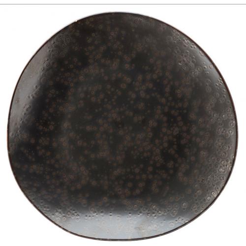 Presentation Plate - Porcelain - Nero - Brown - 31cm (12&quot;)