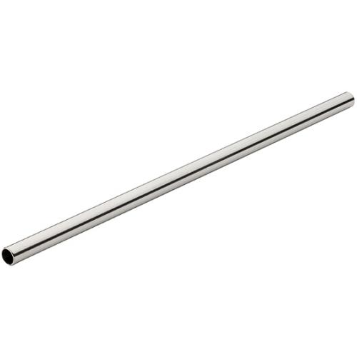Sip Stir Straw - With Cleaning Brush - Stainless Steel - Silver - Eco-Friendly - 14cm (5.5&quot;) x 5.5mm