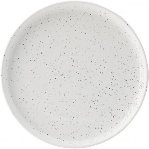 Round Plate - Porcelain - Raw - White - 20cm (8&quot;)