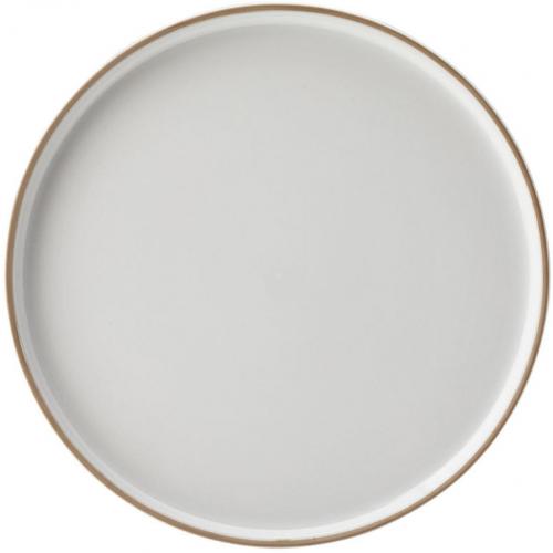 Round Plate - Porcelain - Zen - 22.5cm (9&quot;)