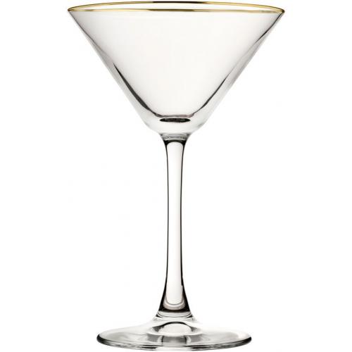 Martini Glass - Gold Rim - Enoteca - 22cl (7.5oz)