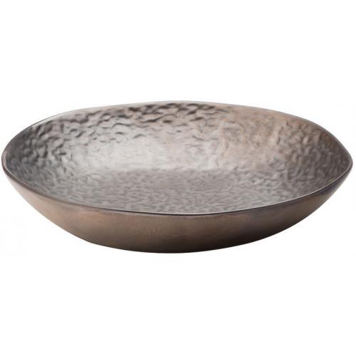 Coupe Bowl - Stoneware - Midas Pewter - 21.5cm (8.5&quot;)