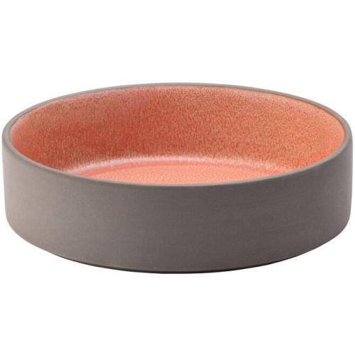 Round Bowl - Straight Sided - Porcelain - Coral - 16cm (6.25&quot;)
