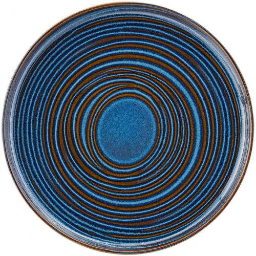 Coupe Plate - Stoneware - Santo - Cobalt - 28cm (11&quot;)