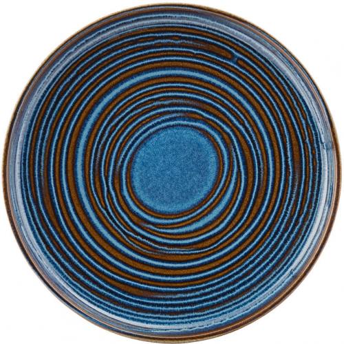 Coupe Plate - Stoneware - Santo - Cobalt - 22cm (8.5&quot;)