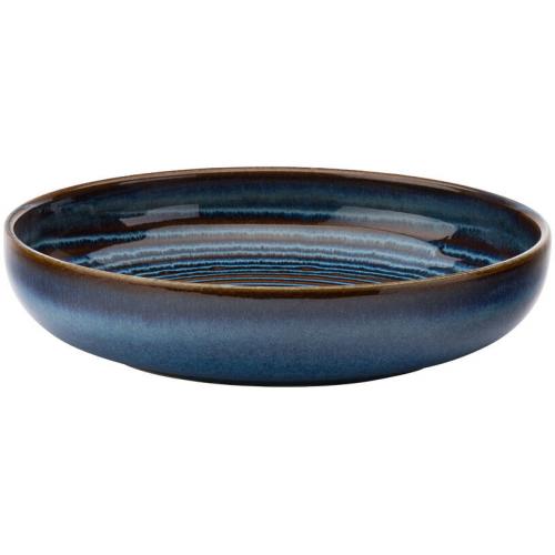 Coupe Bowl - Stoneware - Santo - Cobalt - 22cm (8.5&quot;)