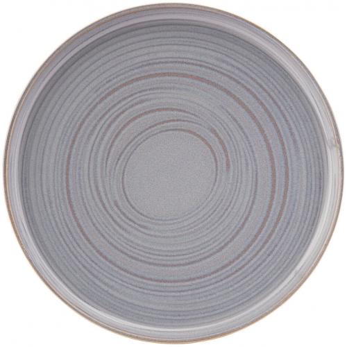 Coupe Plate - Stoneware - Santo - Dark Grey - 28cm (11&quot;)