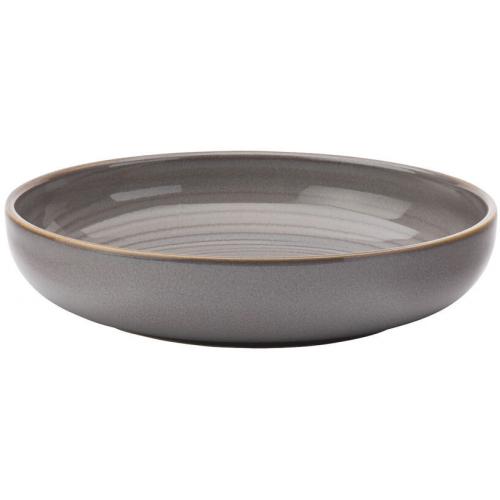 Coupe Bowl - Stoneware - Santo - Dark Grey - 22cm (8.5&quot;)