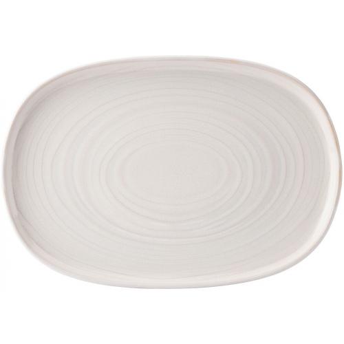 Plate - Rectangular - Stoneware - Santo - Light Grey - 33cm (13&quot;)