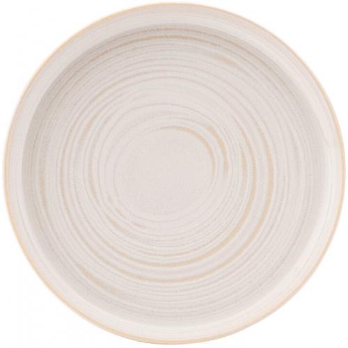 Coupe Plate - Stoneware - Santo - Light Grey - 17.5cm (7&quot;)