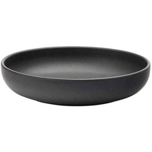 Coupe Bowl - Stoneware - Pico - Black - 22cm (8.5&quot;)