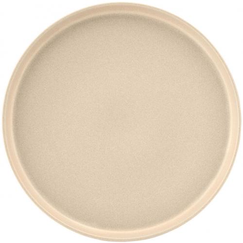 Coupe Plate - Stoneware - Pico - Taupe - 28cm (11&quot;)