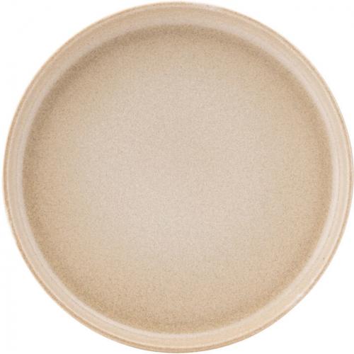 Coupe Plate - Stoneware - Pico - Taupe - 17.5cm (7&quot;)