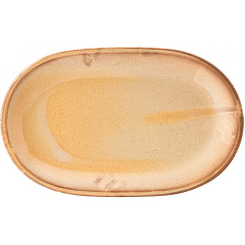 Coupe Plate - Oval - Deep - Porcelain - Murra Honey - 32cm (12.5&quot;)