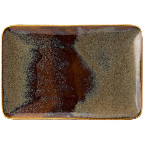 Plate - Rectangular - Porcelain - Murra Toffee - 30cm (12&quot;)