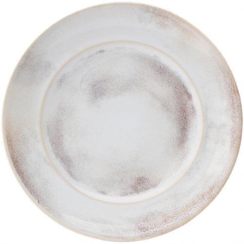 Winged Plate - Stoneware - Algarve - Oyster - 22cm (8.5&quot;)