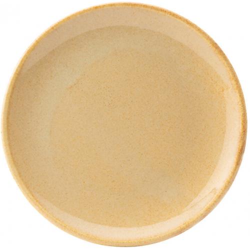 Coupe Plate - Porcelain - Murra Honey - 17cm (6.75&quot;)