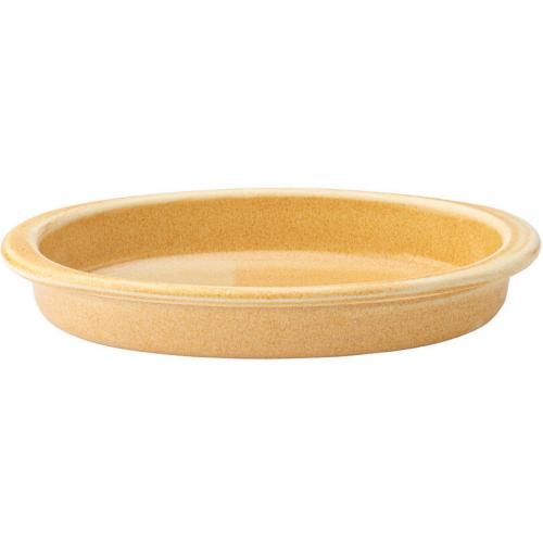 Eared Dish - Oval - Porcelain - Murra Honey - 25cm (10&quot;)