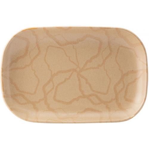 Platter - Rectangular - Porcelain - Maze Flax - 25cm (10&quot;)