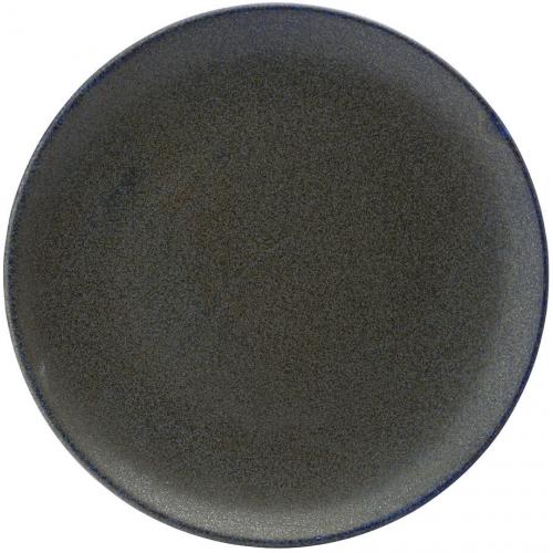 Coupe Plate - Porcelain - Granite Blue - 27cm (10.5&quot;)