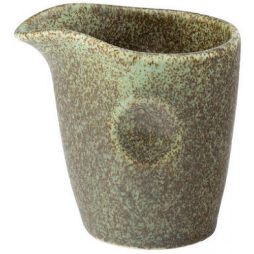 Pinched Jug - Porcelain - Granite Green - 7.5cm (3&quot;) - 13cl (4.5oz)