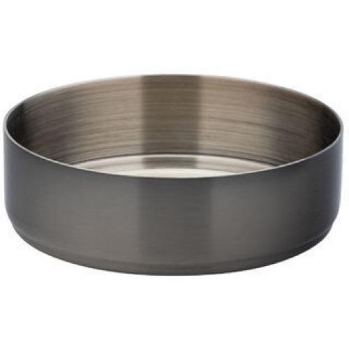 Dip Pot - Stainless Steel - 7.5cm (3&quot;) - Brushed Black - 10cl (4oz)