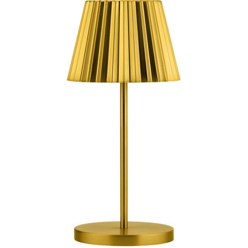 Cordless Lamp - LED - Dominica - Brushed Gold - 26cm (10.25&quot;)