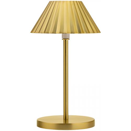 Cordless Lamp - LED - Aruba - Brushed Gold - 23cm (9&quot;)