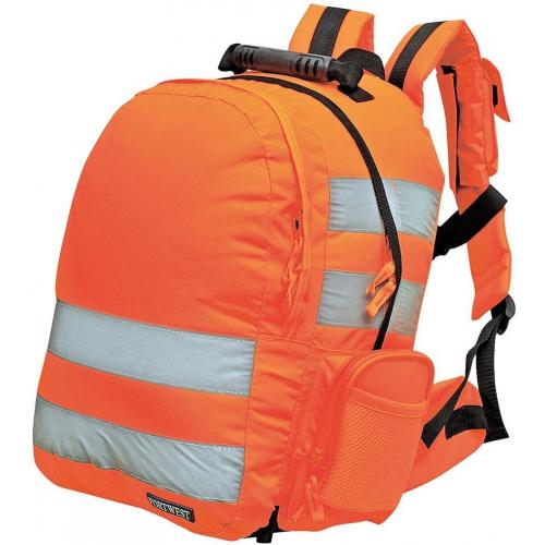 Hi-Vis Rucksack - Quick Release  - Orange - 25L