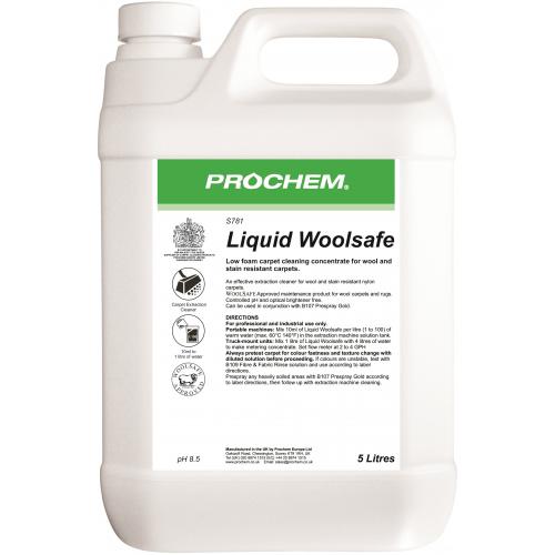 Extraction Carpet Cleaner - Prochem - Liquid Woolsafe - 5L