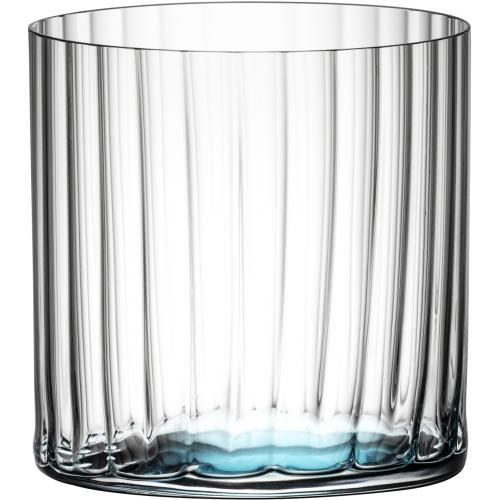 H2O Optic All Purpose Tumbler - Crystal - RIEDEL O - Blue - 33cl (11.6oz)