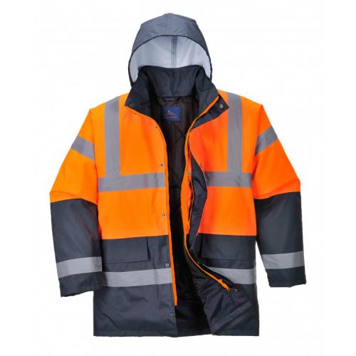 Hi-Vis Coat - Orange-Black - Size 2XL