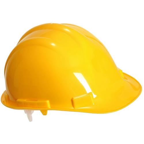 Safety Helmet - High-density Polypropylene - Expertbase - Yellow