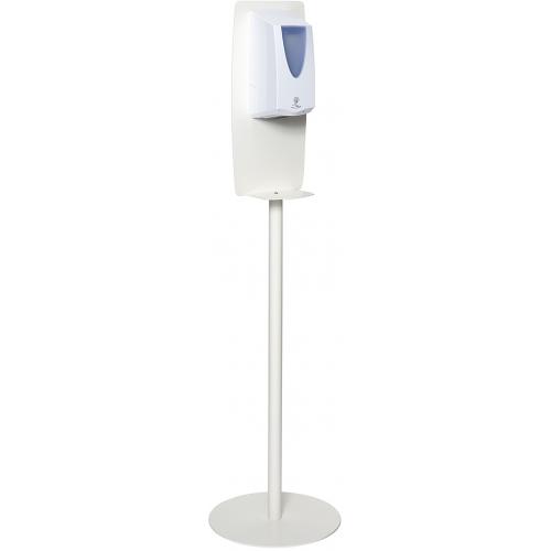 Touch Free Soap or Sanitiser Dispenser Stand - Free Standing - Tall - Steel
