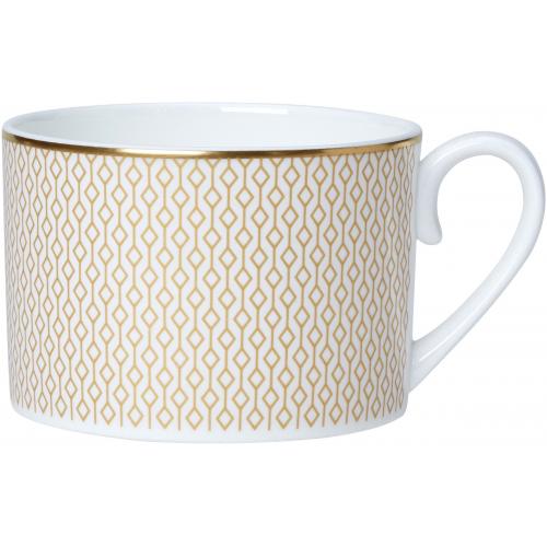 Tea Cup - Diamond - White & Gold - 20cl (7oz)