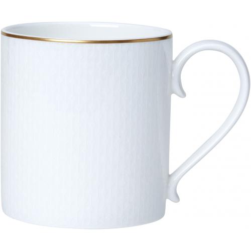 Beverage Mug - Diamond - White & Gold - 35cl (12.25oz)